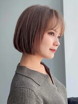 アグ ヘアー ミドル 中間市店(Agu hair middle)&nbsp;《Agu hair》ルミエールジンジャー×ミニボブ