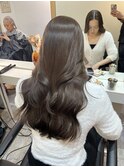 グレージュマチルダボブインナーグレージュ 前髪