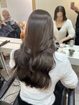 ブレンド 渋谷(BLend)&nbsp;グレージュマチルダボブインナーグレージュ 前髪