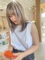 ヒュー(HUE)&nbsp;ベージュカラー　ダブルカラー