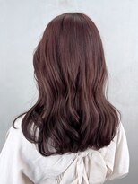 アルバム 銀座(ALBUM GINZA)&nbsp;ピンクブラウン_ピンクブラウン切りっぱなしボブト_ba479181