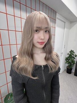 ペレ 渋谷(PELE) 切りっぱなしボブ/エアリーロング/美髪/ピンクブラウン/渋谷