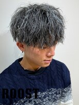 ルースト 渋谷店(ROOST)&nbsp;マッシュ×ツイスパ×ホワイトハイライト