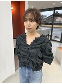 ショートパーマ ゆるっとパーマ マッシュショート パーマ