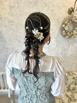 ディーヴァヘアーエズ(DIVA hair Eze)&nbsp;【kotone】編みおろしツイン