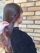 イブ ヘアーメイク(eve hair make)&nbsp;インナーカラー×ピンク