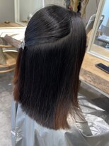 ノイ(noi) 髪質改善トリートメントミルクティーベージュカラーくびれヘア