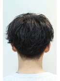 波巻き無造作マッシュ