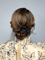 ヒュミ(hymy) 結婚式参列に♪/お呼ばれヘア/おとなっぽヘア/ゆるふあ/シニヨン