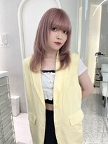 ガガ 心斎橋(GAGA)&nbsp;韓国/ハイトーンカラー/ワンホンヘア/レイヤーカット/髪質改善