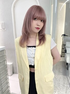 ガガ 心斎橋(GAGA) 韓国/ハイトーンカラー/ワンホンヘア/レイヤーカット/髪質改善