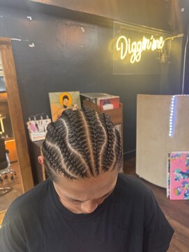 ディギンミー(Diggin'me) デザインコーンロウ6line