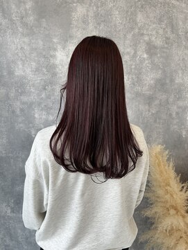 ヘアアンドメイク ムーア(Muuua) レッドブラウンカラー