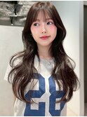 韓国ヘア/レイヤーカット/前髪顔まわりカット/髪質改善/縮毛矯正