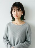 エッジィグリーンボブ