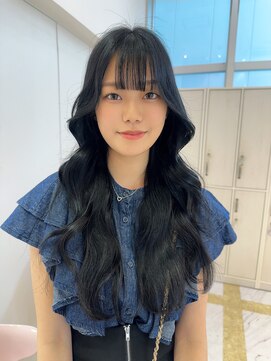 リー 梅田(Lee) 透け感ブルーブラック♪