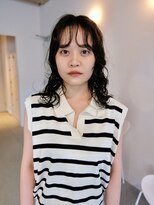 トッド(tod)&nbsp;ミディアムパーマ/デジタルパーマ/ベージュカラーレイヤーカット