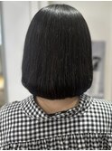 ワンカールボブパーマ