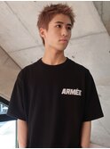 メンズ90sベリショメンズブリーチスパイキーショート