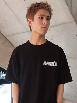 ダブ ムート(DaB MUUT) メンズ90sベリショメンズブリーチスパイキーショート