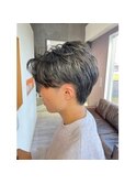 韓国センターパートウルフカットカルマパーマニュアンスパーマ