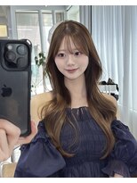 レイリー 原宿 表参道(Rayreee)&nbsp;韓国風ロング×顔まわりレイヤー/シースルーバング/10代20代30代