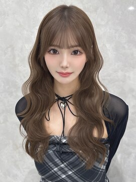 マウル 栄(MAEUL) 小顔レイヤーカット ココアブラウン