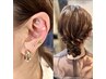【今話題☆】耳ツボジュエリー両耳6粒+ヘアセット¥5,500