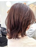 ミディアムレイヤー◎くびれウルフ◎こなれミディ20代～50代