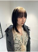 【Cuem 菅原】roots color layer cut ハッシュ 個性的お洒落