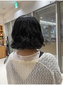 コテ巻き風パーマ