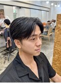 フェザー/サーフカール/センターパート/波巻きツイスパ
