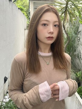 マスカリ(muscali) 黒髪/表参道ハイライト/オリーブグレー/小顔/ココアベージュd95