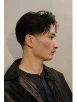 ゾーイボーイズ(ZOEY BOYZ) メンズショートソフトフェードリバースパーマかきあげ