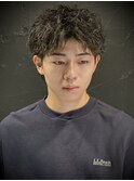 【ルーズショート】短髪/メンズパーマ/ツーブロック/men's