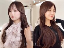 ミミ(mimi)の雰囲気（光の当たり方で変わる透明感カラー、顔周りカットが得意です。）
