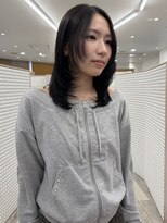 ディアローグ 自由が丘Luz店&nbsp;レイヤーカット+透けるダークカラー