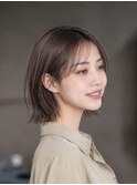 切りっぱなし/髪質改善/外ハネ/レイヤーボブ/大人可愛い
