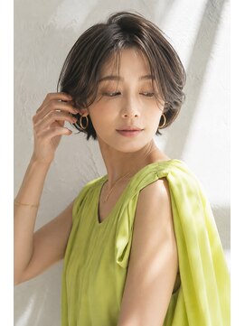 アッシュ 学芸大学店(Ash) ショート/大人女性/グレージュ/白髪ぼかしハイライト/脱白髪染め