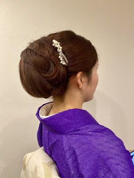 エル 中洲店(elle)の写真/【着付け・ヘアセット受付中★】特別な日はヘアセットも着付けもプロにはお任せ！