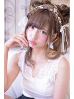 メイズ(MAZE)&nbsp;ロングのツインメッシーバンアレンジ【メイズ東中野・鍛原志行】