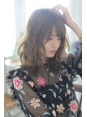 ☆Ｚｉｎａ☆アッシュベージュ揺らぎウェーブ♪