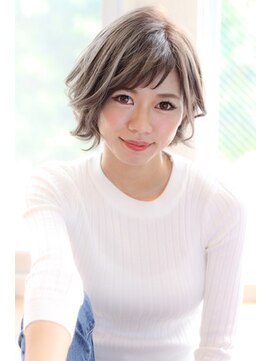 エイト 福岡天神店(EIGHT fukuoka) 【EIGHT new hair style】外はね★ショートバンク