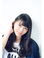 ディ シェーレ 磯子本店(die schere)&nbsp;【die Schere】暗髪×フリンジワイドバング