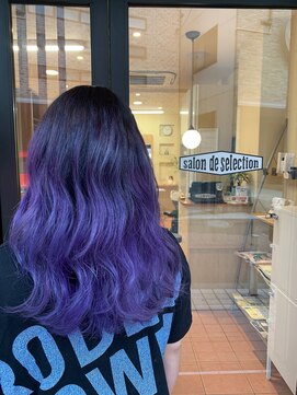 サロンドセレクション(salon de selection) デザインカラ-、グラデーションカラー