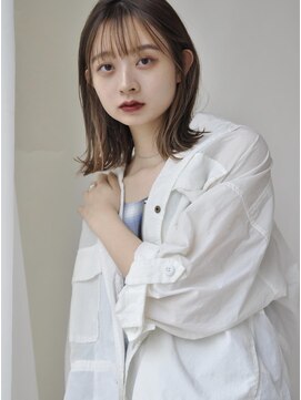 トリッカ 代官山(tricca) 透けバング×フェイスフレーミングカラー