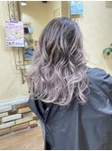 ☆ シルバーブロンドカラー　× バレイヤージュ　（SOMEBRIDGE）