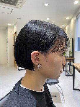 ヘアサロン ムク(HAIR SALON.MuKu) 大人可愛いショートボブミニボブ外ハネボブ前髪パーマ