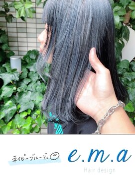 エマヘアデザイン(e.m.a Hair design) ネイビーブルージュ