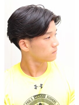 ヘアーアンドグルーミング ヨシザワインク(HAIR&GROOMING YOSHIZAWA Inc.) セクシーセンターパートツーブロックニュアンスパーマ